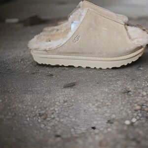 UGG Women's Greenport Slide  Shoes ,real fur Lined, Size US 11 EU 42,